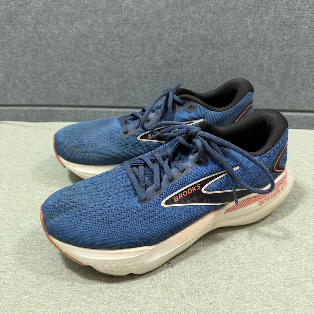 Brooks Glycerin‎ GTS 21 Running Shoes Womens 12D Blue Stability Trainers